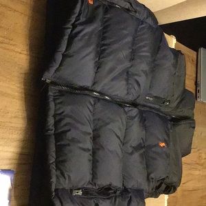 Excellent Condition Polo Navy./Black Puffer Vest
